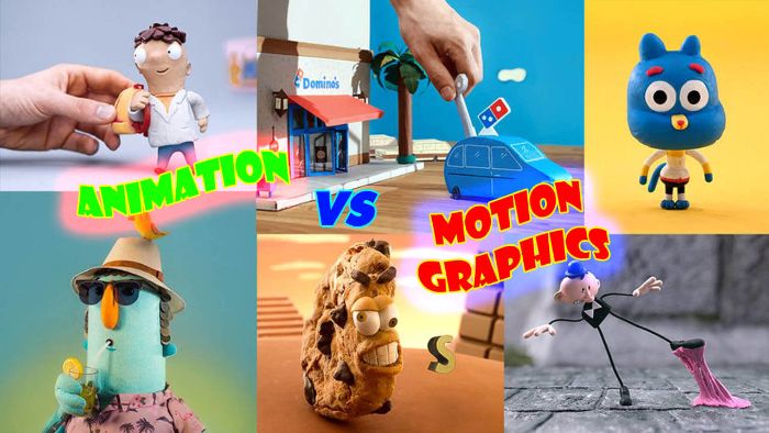 Doanh nghiệp cần phải biết phân biệt animation với motion graphic