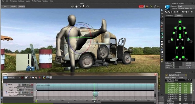 Autodesk Motionbuilder cho phép tạo nhân vật chuyển động Autodesk Motionbuilder cho phép tạo nhân vật chuyển động