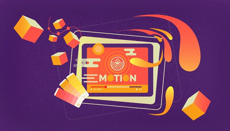 Video motion graphic được làm bằng những hình ảnh động liên kết nhau Video motion graphic được làm bằng những hình ảnh động liên kết nhau
