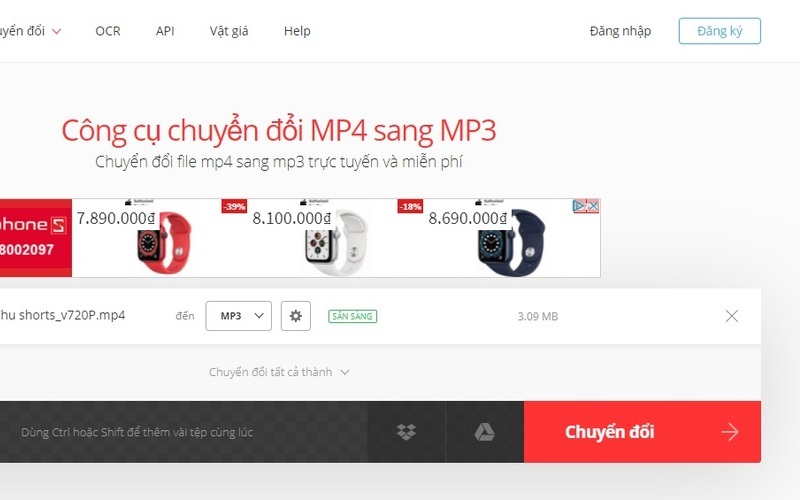 chuyen video sang mp3 10